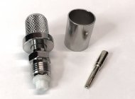 Coaxial connector FME female fitting RG8 / RG213