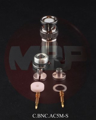 Messi & Paoloni BNC male connector for 5mm/5,4mm cable