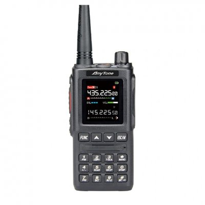 AnyTone AT-UVA1 – analog dualbandsradio med färgdisplay och USB-C-laddning