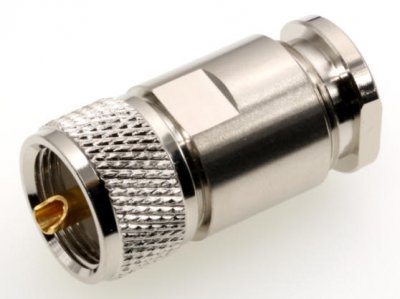 UHF-Spezial: PL-259 för 10-11mm kabel (RG-213, HF-5000 mfl)