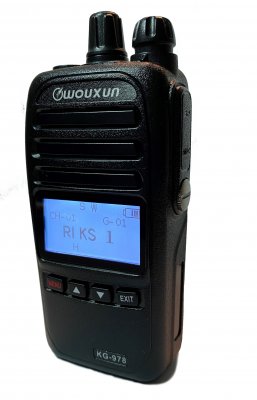 Wouxun KG-978 Bärbar komradio för åkeri och bygg 66-88MHz
